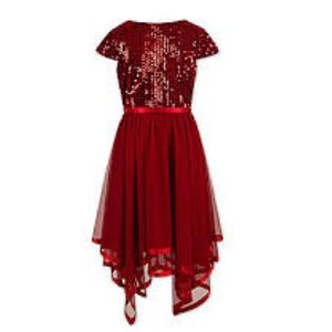 Speechless Big Girls Short Sleeve Cap Sleeve A-Line Dress